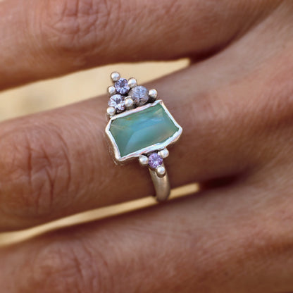Opal Reef Mermaid Ring - Peruvian opal
