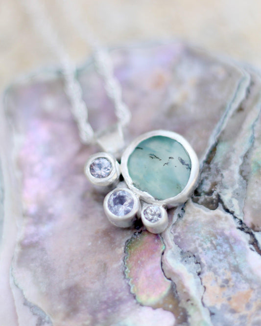Enchanted Waters Necklace - Peruvian Opal